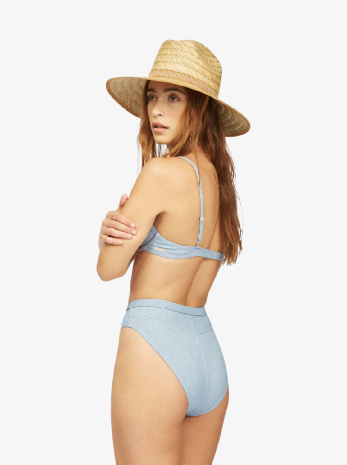 Womens Wrangler Down With Denim High Maui Bikini Bottom