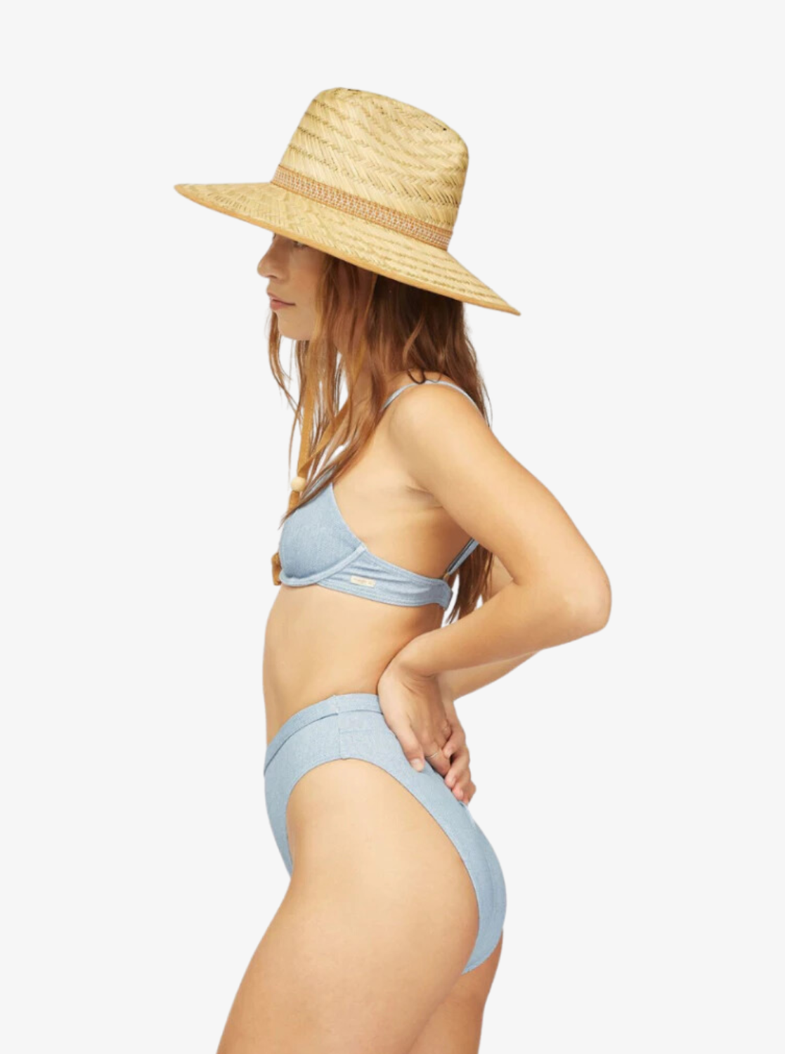 Womens Wrangler Down With Denim High Maui Bikini Bottom