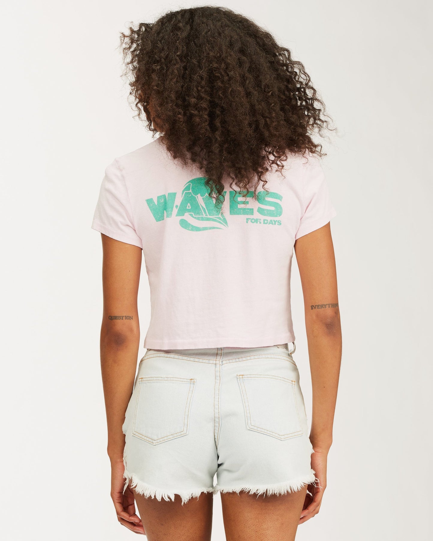 Womens Gone Coastal Cropped T-Shirt