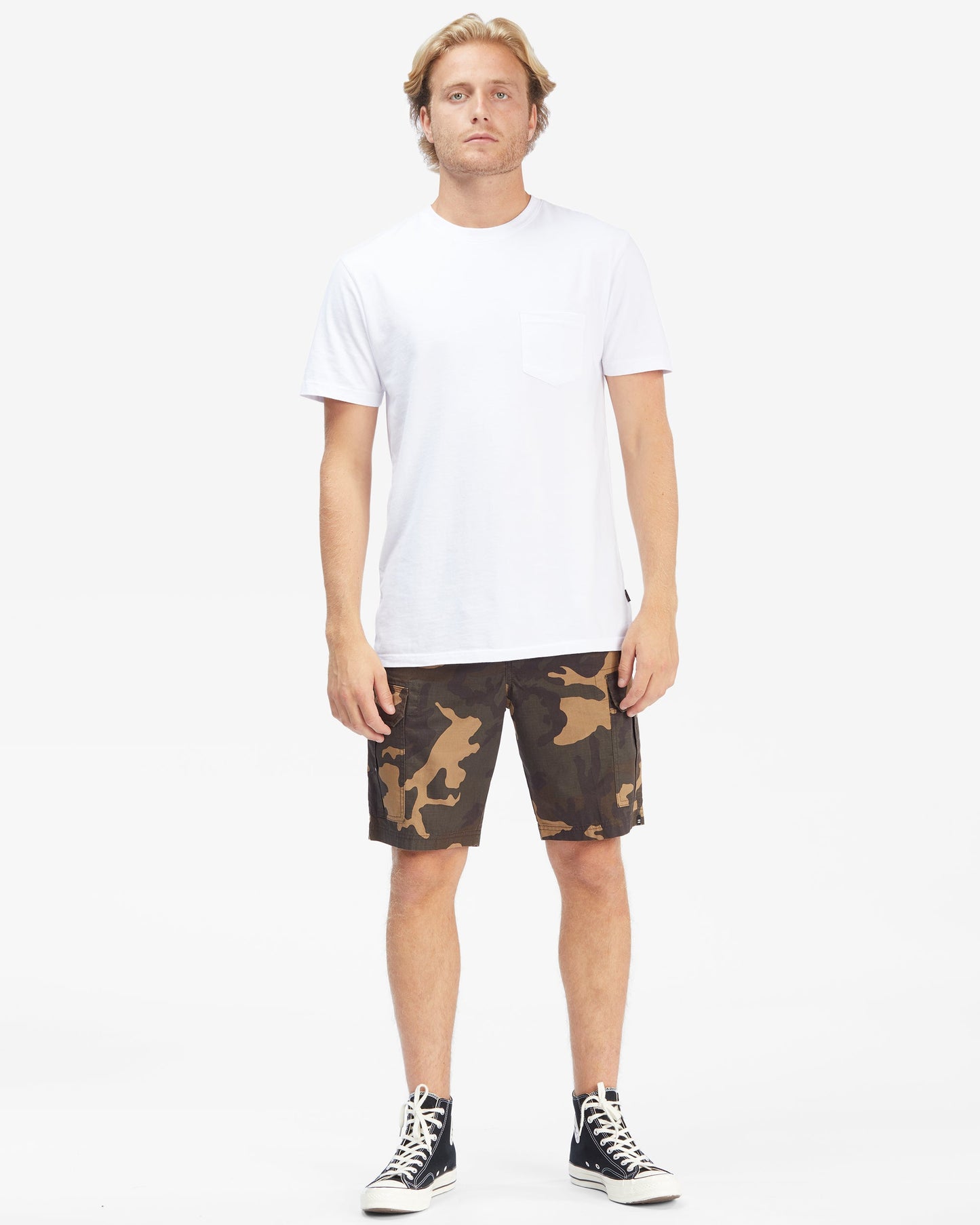 Mens Scheme Cargo Shorts 21"