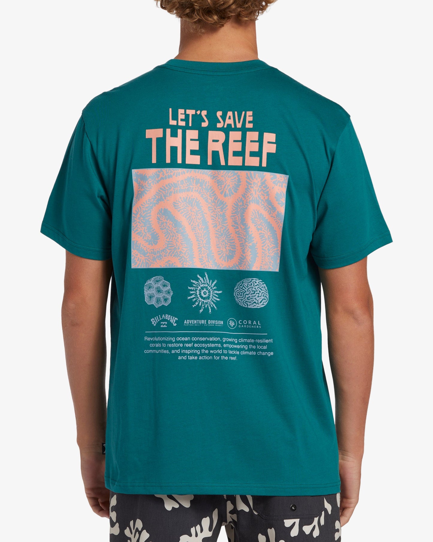 Mens Coral Gardeners Reef Nursery Short Sleeve T-Shirt