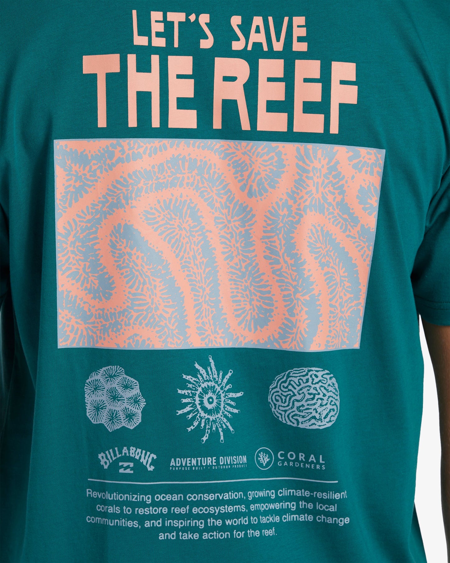 Mens Coral Gardeners Reef Nursery Short Sleeve T-Shirt