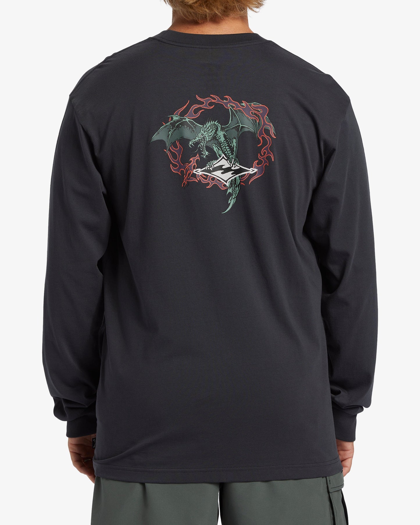 Mens Dragon Long Sleeves T-shirt