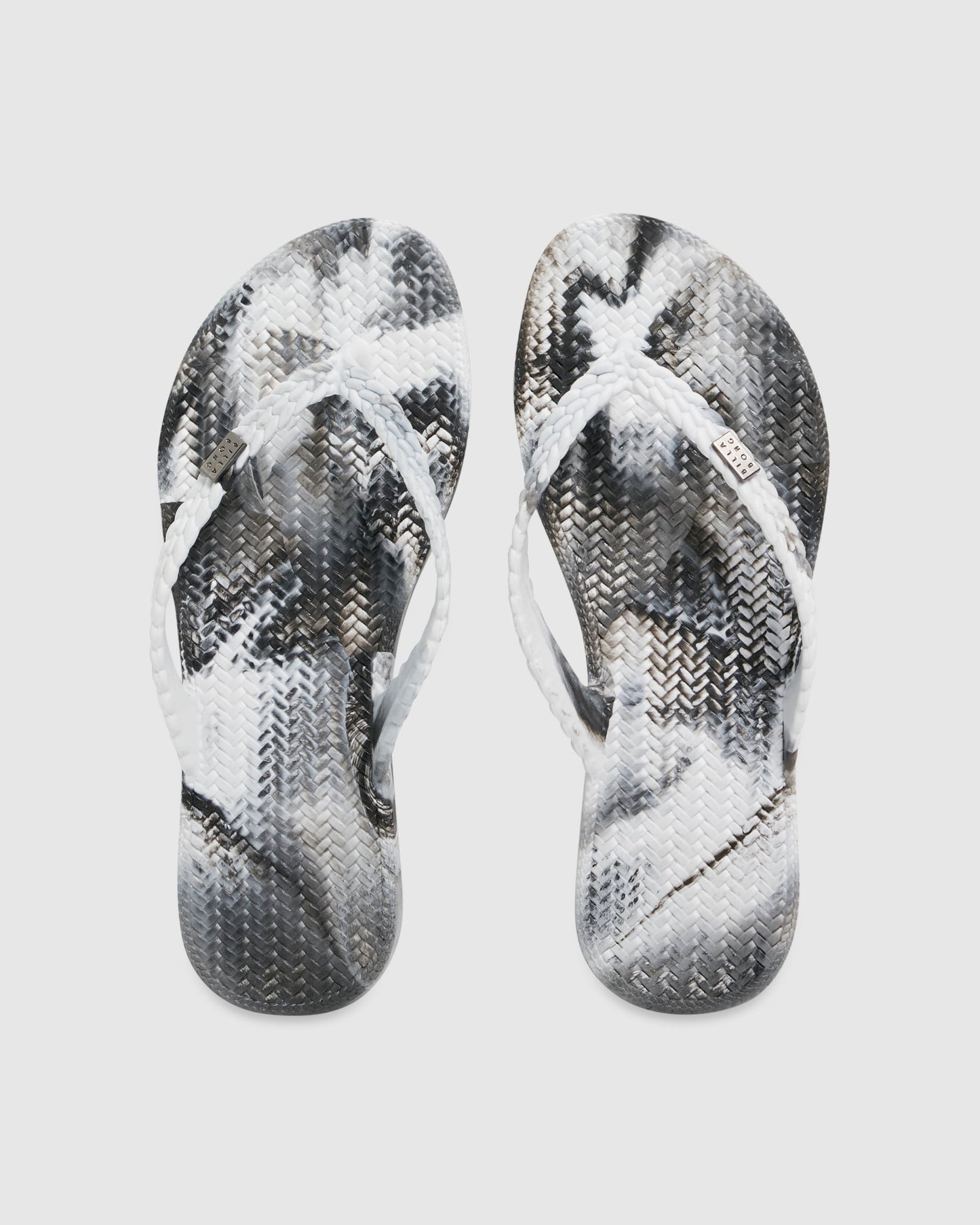 Womens Summer Dazed Marble Flip-Flops