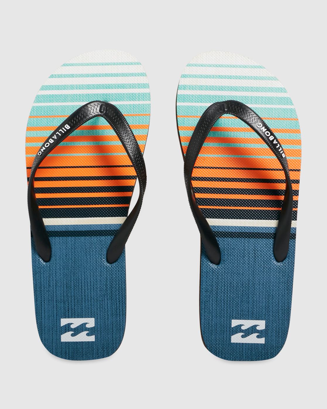 Mens Stripe Flip Flops