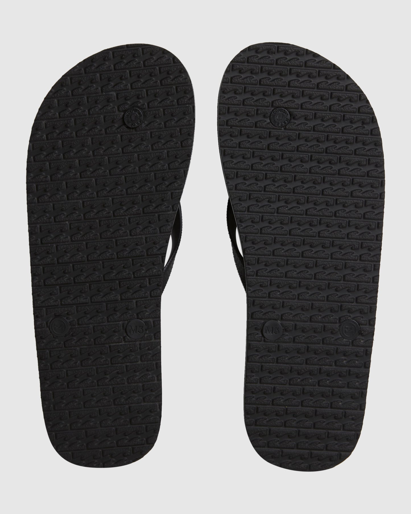 Mens Shadow Cut Beach Flip-Flops