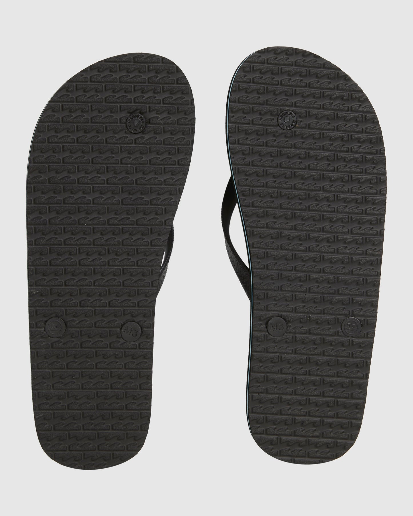 Mens Shadow Cut Beach Flip-Flops