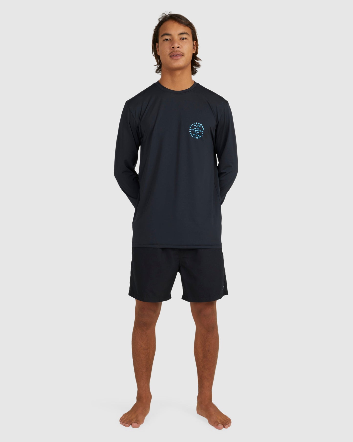 Mens Big Wave Daz Long Sleeve Upf 50 Rashguard